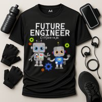 Future Engineer Costume Robot Robotics & Cooling Performance Crew T-Shirt