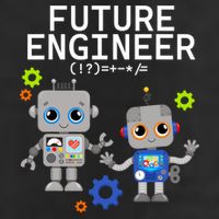 Future Engineer Costume Robot Robotics & Trucker Hat