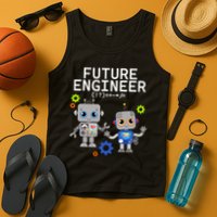 Future Engineer Costume Robot Robotics & Tank Top