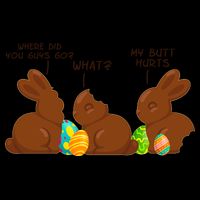 Funny Easter Chocolate Bunny Rabbits Mug