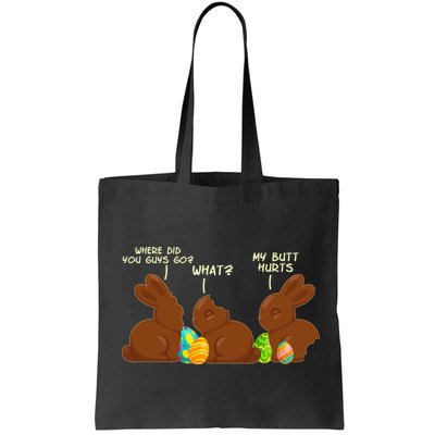 Funny Easter Chocolate Bunny Rabbits Bag