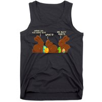 Funny Easter Chocolate Bunny Rabbits Tank Top
