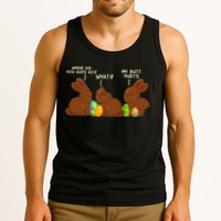 Funny Easter Chocolate Bunny Rabbits Tank Top