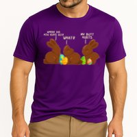 Funny Easter Chocolate Bunny Rabbits Performance Shirt