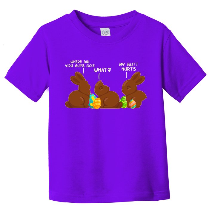 Funny Easter Chocolate Bunny Rabbits Toddler T-Shirt