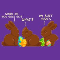 Funny Easter Chocolate Bunny Rabbits Toddler T-Shirt