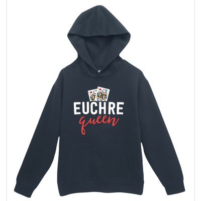 Funny Euchre Cool Gift Euchre Queen Player Mom Gift Urban Pullover Hoodie