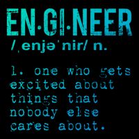 Funny Engineering Cute Gift Engineer Definition Funny Gift Cooling Performance Crew T-Shirt