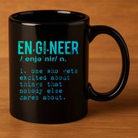 Funny Engineering Cute Gift Engineer Definition Funny Gift 11oz C Handle Ceramic Mug