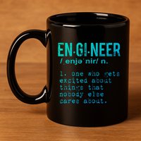 Funny Engineering Cute Gift Engineer Definition Funny Gift 11oz C Handle Ceramic Mug