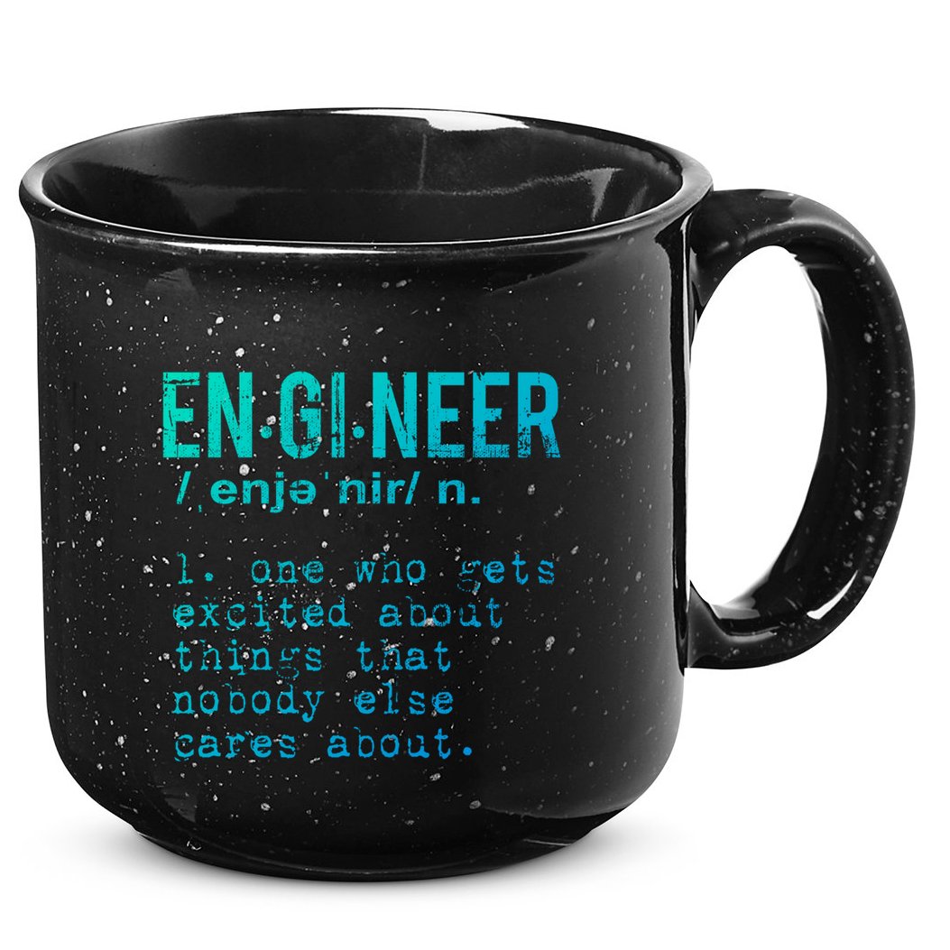 Funny Engineering Cute Gift Engineer Definition Funny Gift 15oz Campfire Ceramic Mug