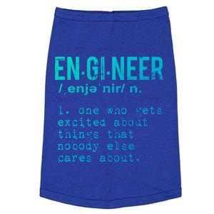 Funny Engineering Cute Gift Engineer Definition Funny Gift Doggie Tank