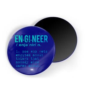 Funny Engineering Cute Gift Engineer Definition Funny Gift Magnet