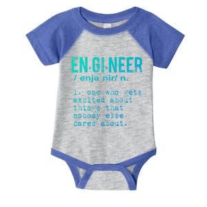 Funny Engineering Cute Gift Engineer Definition Funny Gift Infant Baby Jersey Bodysuit