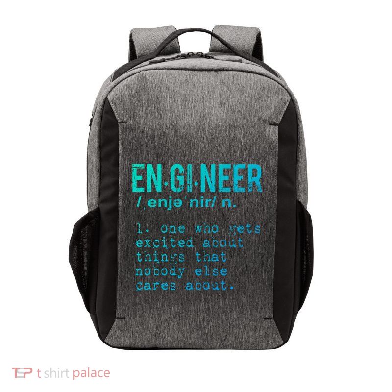 Funny Engineering Cute Gift Engineer Definition Funny Gift Vector Backpack