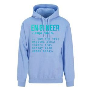 Funny Engineering Cute Gift Engineer Definition Funny Gift Unisex Surf Hoodie