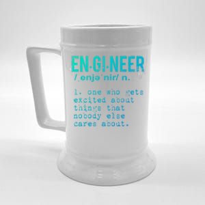 Funny Engineering Cute Gift Engineer Definition Funny Gift Beer Stein