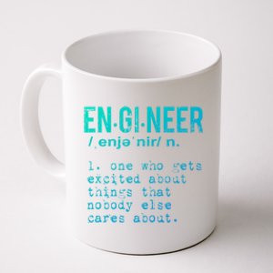 Funny Engineering Cute Gift Engineer Definition Funny Gift Coffee Mug