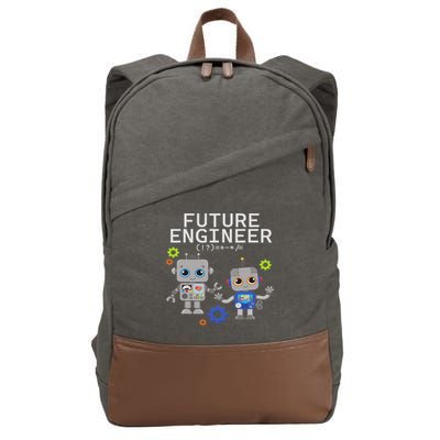 Future Engineer Costume Robot Robotics Cotton Canvas Backpack