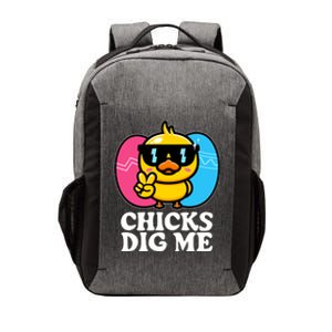 Funny Easter Chicks Dig Me Vector Backpack