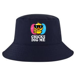 Funny Easter Chicks Dig Me Cool Comfort Performance Bucket Hat