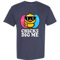 Funny Easter Chicks Dig Me Garment-Dyed Heavyweight T-Shirt