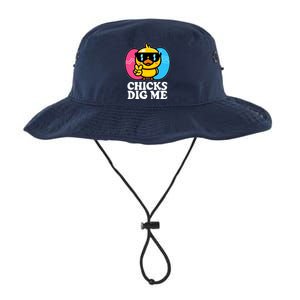 Funny Easter Chicks Dig Me Legacy Cool Fit Booney Bucket Hat