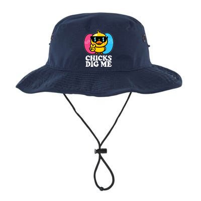 Funny Easter Chicks Dig Me Bucket Hat