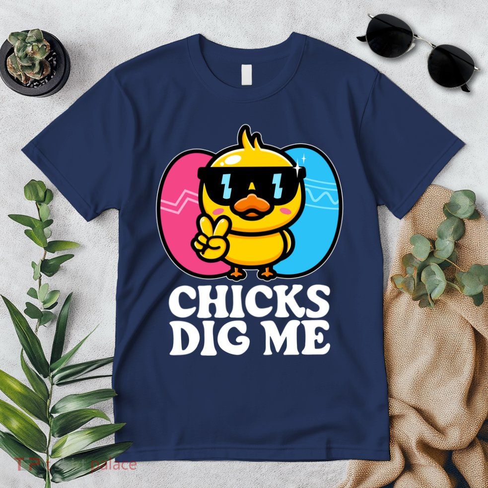 Funny Easter Chicks Dig Me Premium T-Shirt