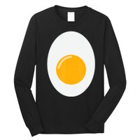 Fried Egg Cute Lazy Halloween Costume Long Sleeve Shirt