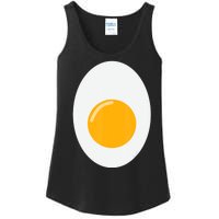 Fried Egg Cute Lazy Halloween Costume Ladies Essential Tank