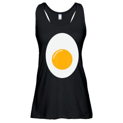 Fried Egg Cute Lazy Halloween Costume Ladies Essential Flowy Tank