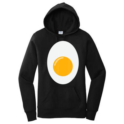 Fried Egg Cute Lazy Halloween Costume Women's Pullover Hoodie