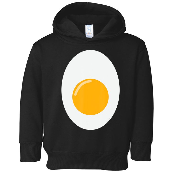 Fried Egg Cute Lazy Halloween Costume Toddler Hoodie