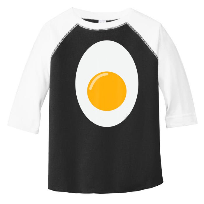 Fried Egg Cute Lazy Halloween Costume Toddler Fine Jersey T-Shirt