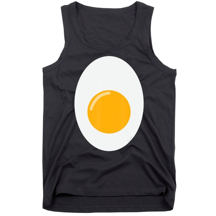 Fried Egg Cute Lazy Halloween Costume Tank Top