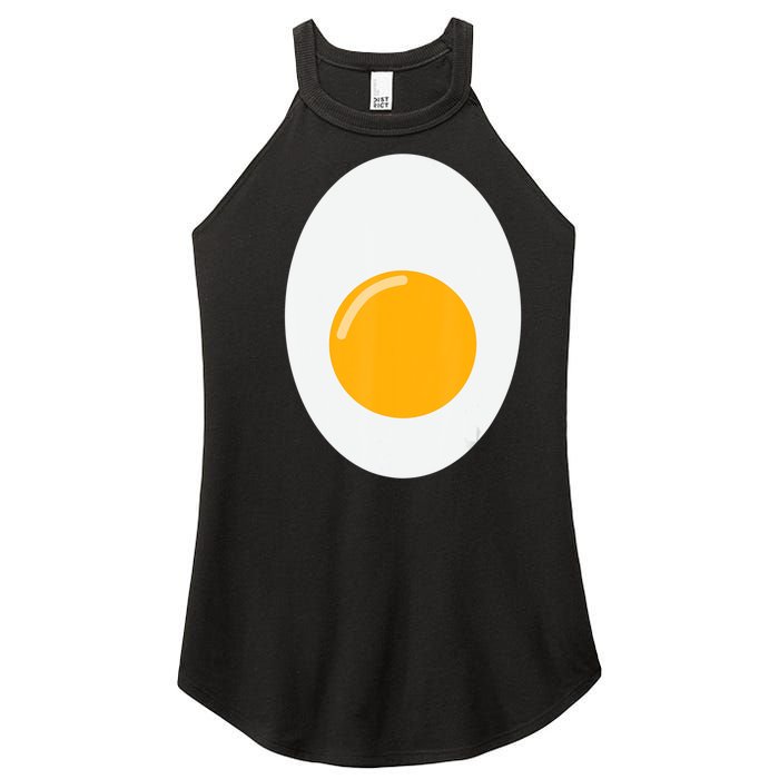 Fried Egg Cute Lazy Halloween Costume Women's Perfect Tri Rocker Tank