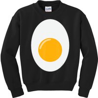 Fried Egg Cute Lazy Halloween Costume Kids Sweatshirt