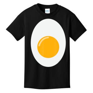 Fried Egg Cute Lazy Halloween Costume Kids T-Shirt