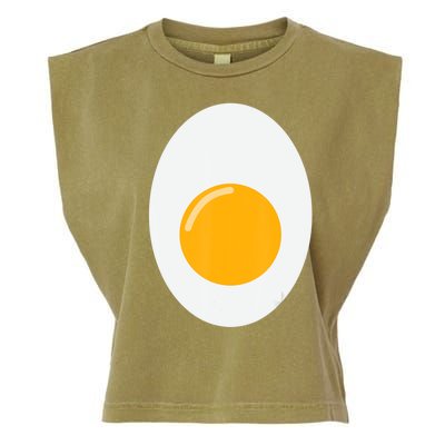 Fried Egg Cute Lazy Halloween Costume Garment-Dyed Women's Muscle Tee