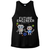 Future Engineer Costume Robot Robotics Ladies PosiCharge Tri-Blend Wicking Tank