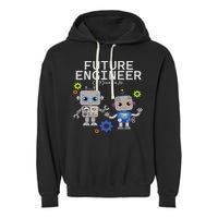 Future Engineer Costume Robot Robotics Garment-Dyed Fleece Hoodie