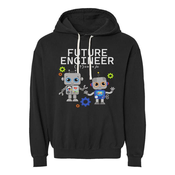 Future Engineer Costume Robot Robotics Garment-Dyed Fleece Hoodie