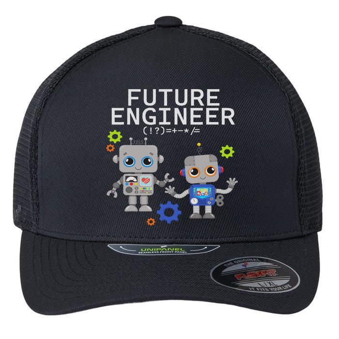 Future Engineer Costume Robot Robotics Flexfit Unipanel Trucker Cap