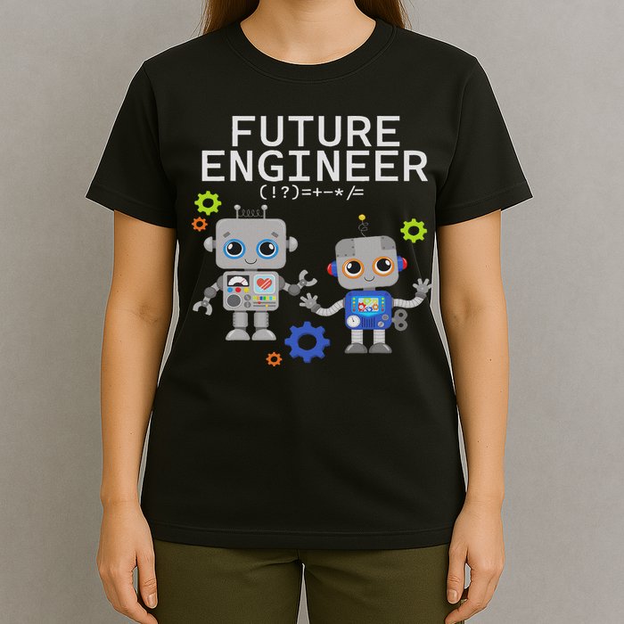 Future Engineer Costume Robot Robotics T-Shirt