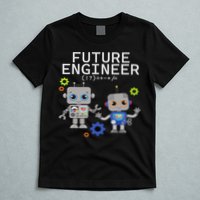Future Engineer Costume Robot Robotics T-Shirt