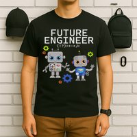 Future Engineer Costume Robot Robotics T-Shirt