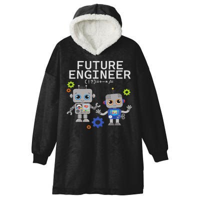 Future Engineer Costume Robot Robotics Hooded Wearable Blanket