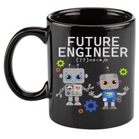 Future Engineer Costume Robot Robotics 11oz C Handle Ceramic Mug