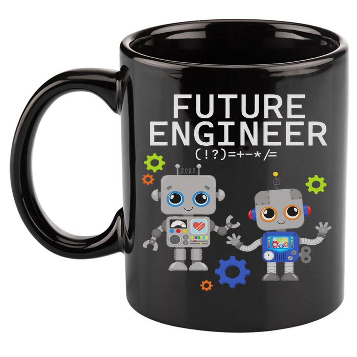 Future Engineer Costume Robot Robotics 11oz C Handle Ceramic Mug